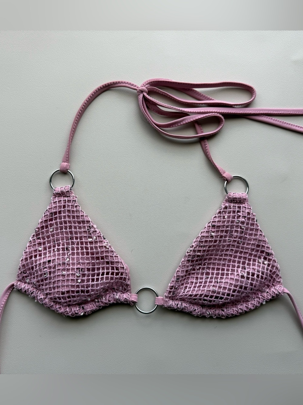 Outcast - Pink ‘Seltzer’ Bikini Set - Crochet - Picture 2 of 10
